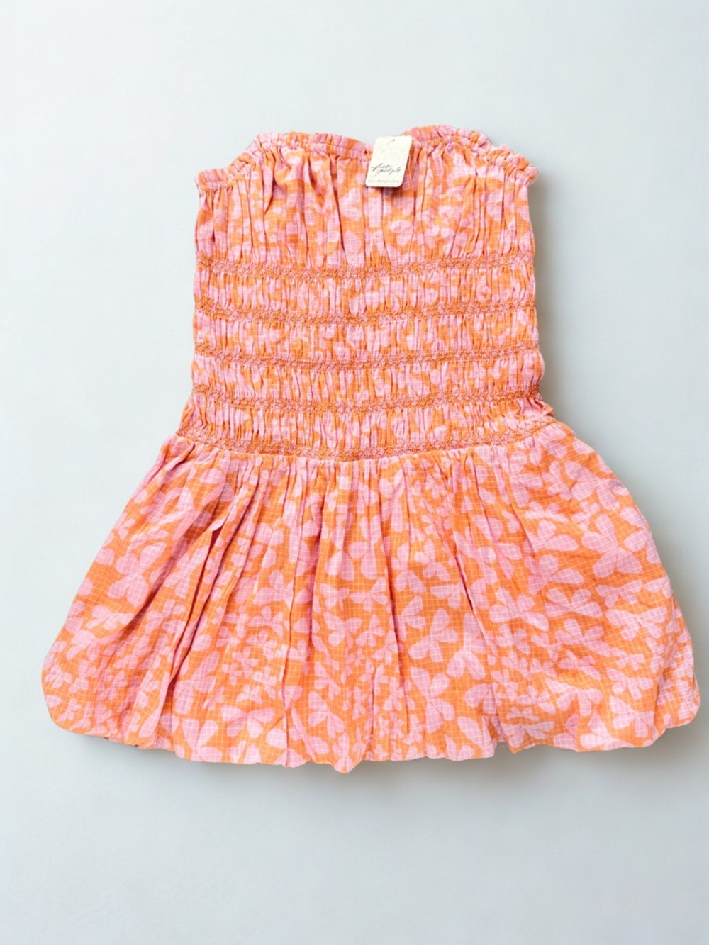 Free People Annalise Mini Dress She’ll Coral NWT Med